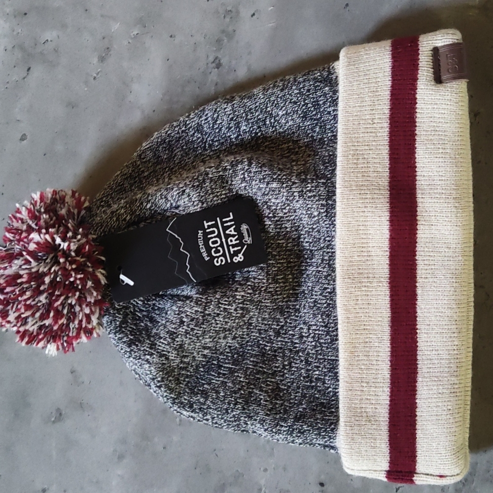 New Grey knit beanie!